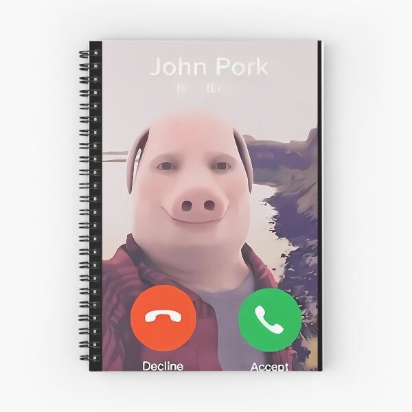 Item preview, John Pork Is Calling Meme designed and sold by reeneregen.