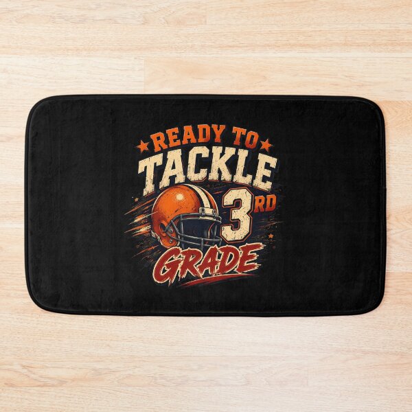 Item preview, Ready to Tackle 3rd Grade Football Back to School designed and sold by felixpalette.