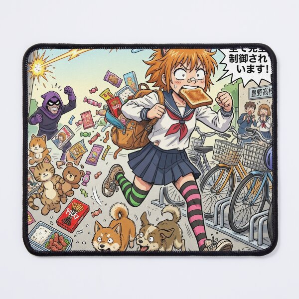 Item preview, Anime School Girl Walking Disaster Clumsy Neko Cat Ear Kawaii Chaos Backpack Tsunami designed and sold by Beaustores.