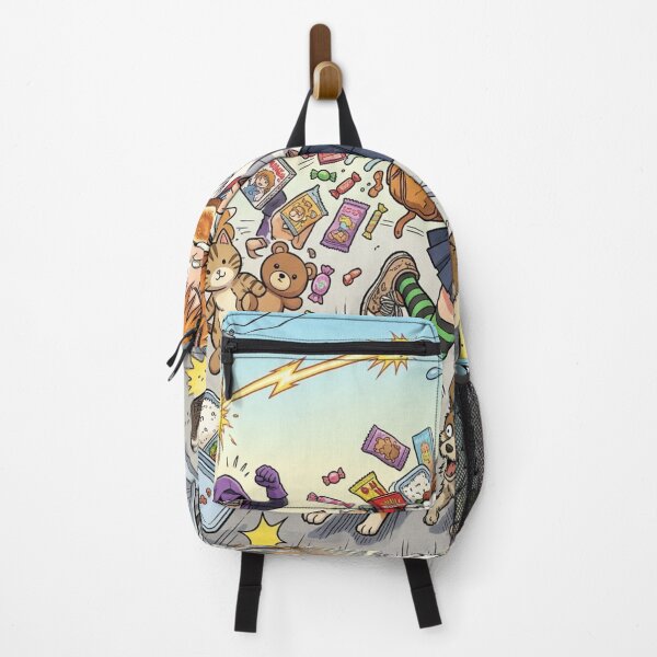 Item preview, Anime School Girl Walking Disaster Clumsy Neko Cat Ear Kawaii Chaos Backpack Tsunami designed and sold by Beaustores.