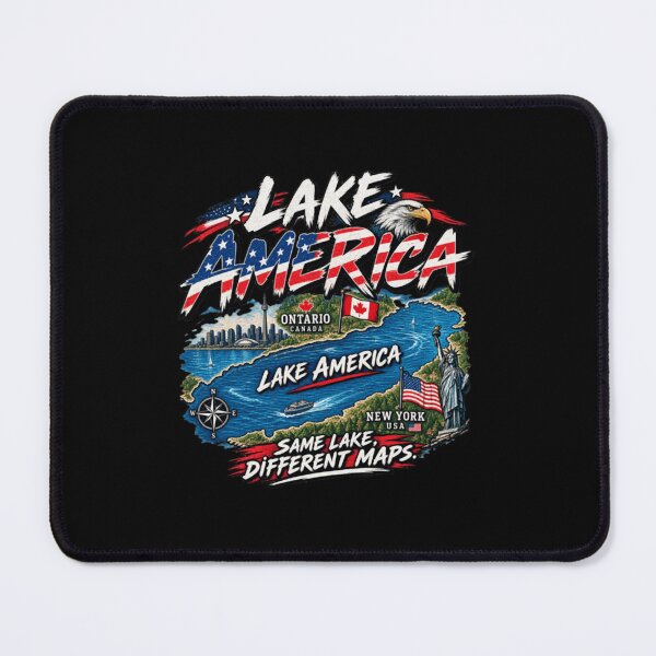 Item preview, Lake America Ontario Same Lake, Different Maps designed and sold by Sarahepperson.