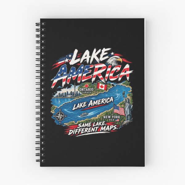Item preview, Lake America Ontario Same Lake, Different Maps designed and sold by Sarahepperson.
