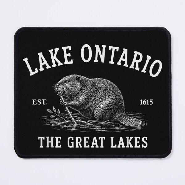 Item preview, Lake Ontario Beaver Vintage Great Lakes Est 1615 Women Men designed and sold by YubitaLeLe.