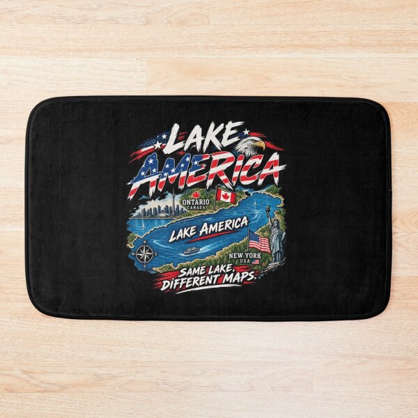 Item preview, Lake America Ontario Same Lake, Different Maps designed and sold by Sarahepperson.
