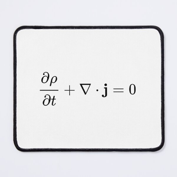 Item preview, Continuity Equation All Physics Fields Basics designed and sold by BobaAndBearSvg.
