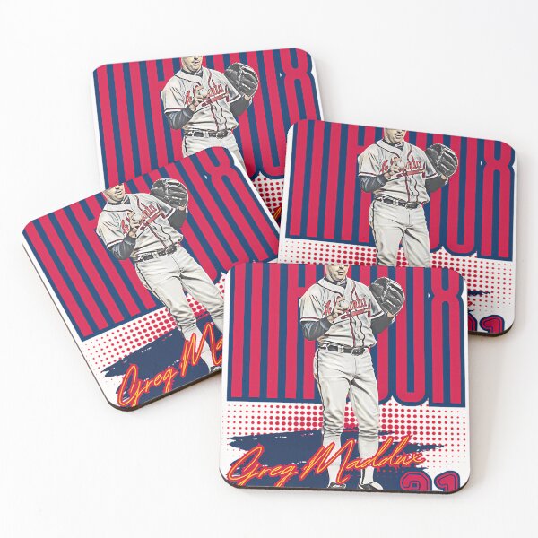 Item preview, Featuring Pitcher Greg Maddux In An Atlanta Braves Uniform designed and sold by looimvkirk7z.