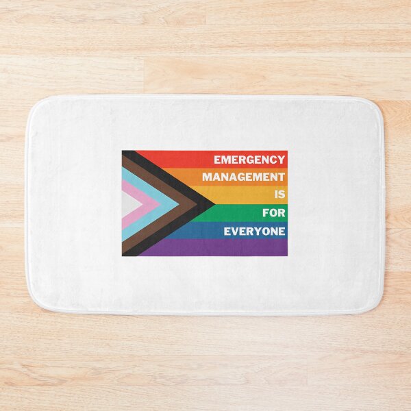 Item preview, Emergency Management Is For Everyone - Pride designed and sold by BobaAndBearSvg.