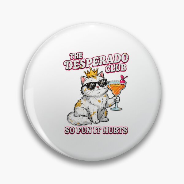 Item preview, The Desperado Club Funny Party Cat Drinking Cocktail designed and sold by SmithOscarShop.