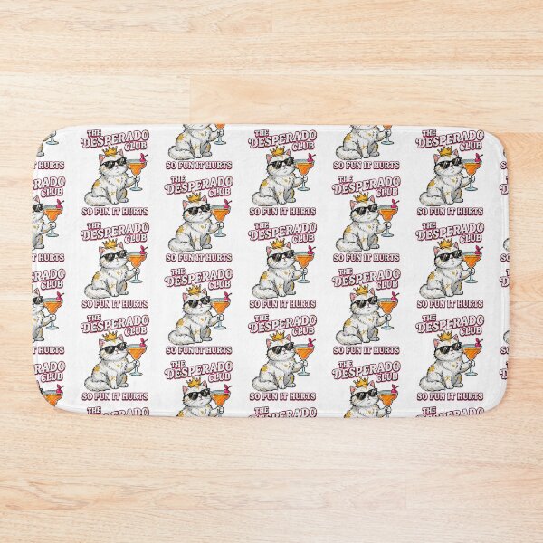 Item preview, The Desperado Club Funny Party Cat Drinking Cocktail designed and sold by SmithOscarShop.