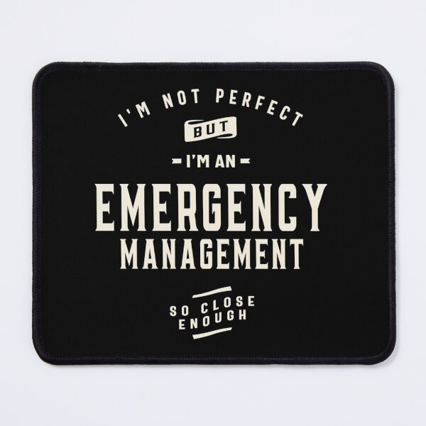 Item preview, Funny Job Occupation Emergency Management designed and sold by BobaAndBearSvg.