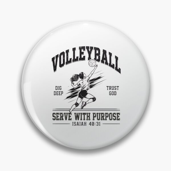 Item preview, Serve With Purpose Volleyball Faith Christian Sports designed and sold by felixpalette.