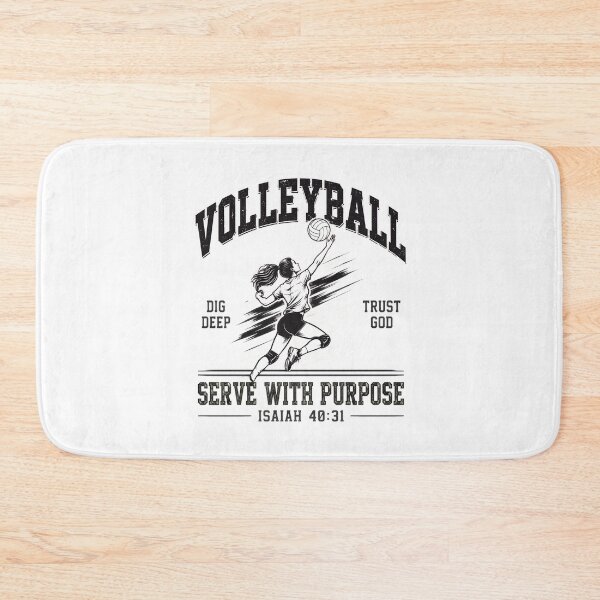 Item preview, Serve With Purpose Volleyball Faith Christian Sports designed and sold by felixpalette.