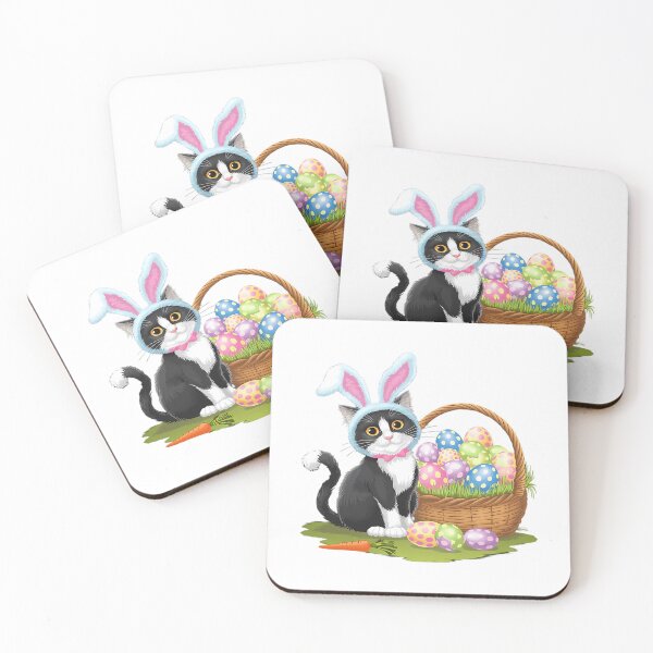 Item preview, Cat Bunny Easter Day Rabbit Ears Egg Basket Stuffers designed and sold by JhnbBoutiquez.