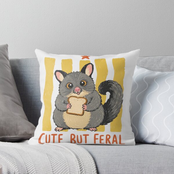 Item preview, Cute But Feral Brushtail Possum Funny Aussie Possum Toast Thief designed and sold by Yellowriversss.