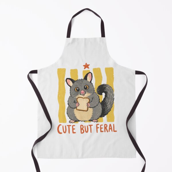 Item preview, Cute But Feral Brushtail Possum Funny Aussie Possum Toast Thief designed and sold by Yellowriversss.