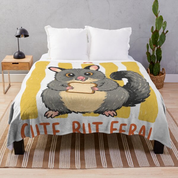 Item preview, Cute But Feral Brushtail Possum Funny Aussie Possum Toast Thief designed and sold by Yellowriversss.