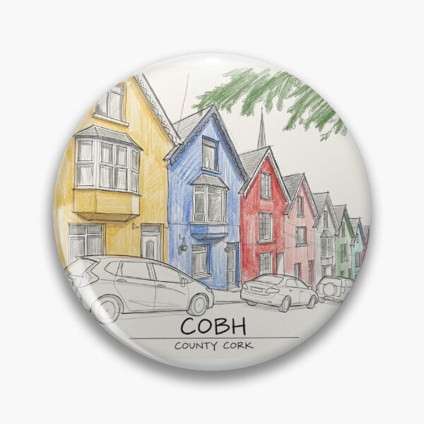 Item preview, Sketches of Ireland - Cobh, County Cork designed and sold by CollyFlowerDesign.