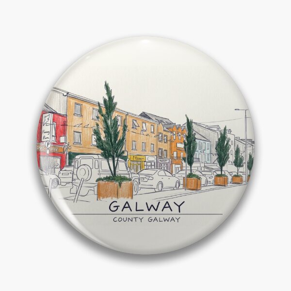 Item preview, Sketches of Ireland - Galway, County Galway designed and sold by CollyFlowerDesign.