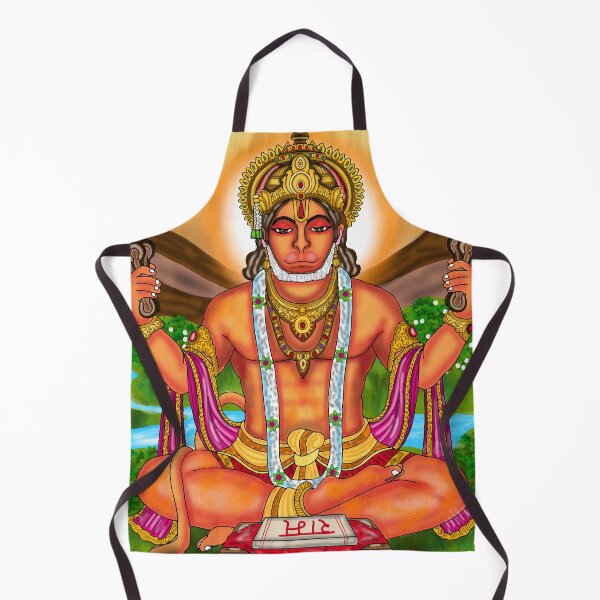 Item preview, Lord Hanuman Digital Drawing | Hindu Deity Spiritual Artwork designed and sold by Harshit_Digital_Arts.