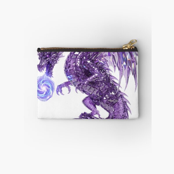 Item preview, Purple Crystal Dragon Fantasy Crystal Magic Dragon designed and sold by DragonSerpent Ink.