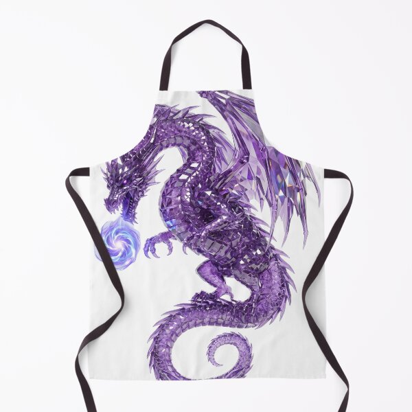 Item preview, Purple Crystal Dragon Fantasy Crystal Magic Dragon designed and sold by DragonSerpent Ink.