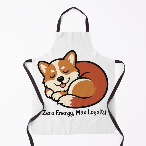 Item preview, Zero Energy, Max Loyalty — Sleepy Corgi designed and sold by DogTiredbyPeter.