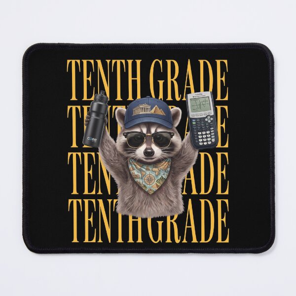 Item preview, Tenth Grade Funny Raccoon Back To School designed and sold by CaneufeyCip.