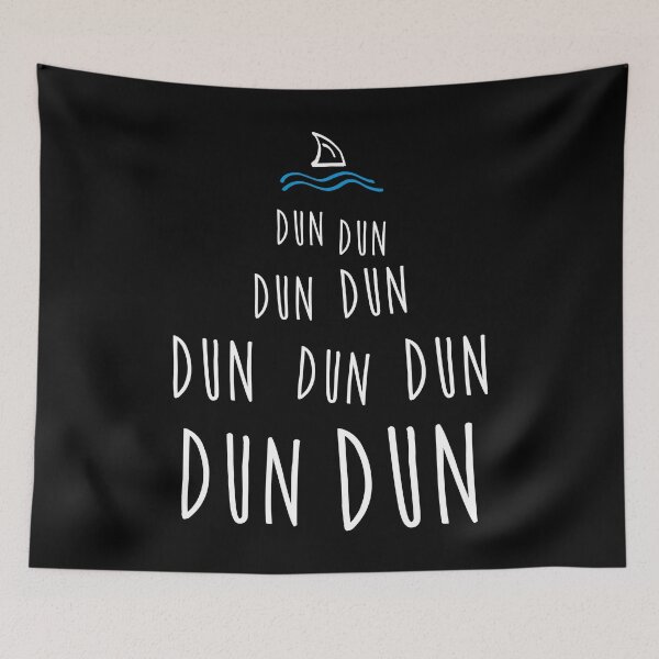 Item preview, Dun Dun Dun Shark designed and sold by PugSwagClothing.