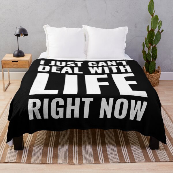 Item preview, I Just Can't Deal With Life Funny Stress Relief Gift designed and sold by Say It With Ink.