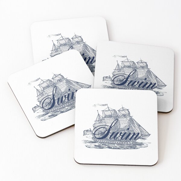 Item preview, Vintage Sailboat Swim Nautical Art  designed and sold by rtinJuniper.