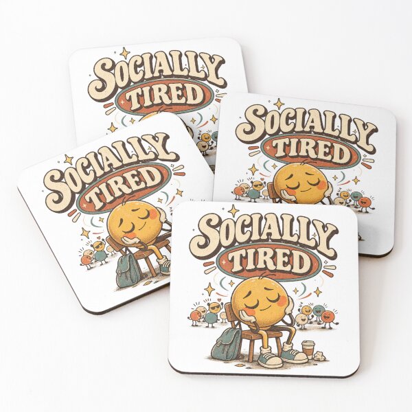 Item preview, Socially Tired Retro Emoticon Shirt designed and sold by Golden Era Studio.