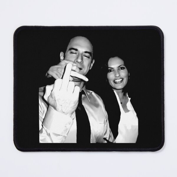 Item preview, Elliot Stabler And Olivia Benson Middle Finger Funny Vintage designed and sold by breezeteesss.