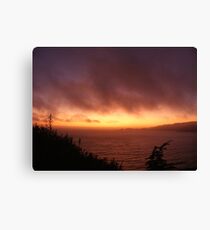 Ocean Fire Canvas Print