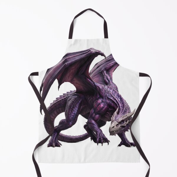 Artikelvorschau, Lila Drache Fantasy Gothic Geflügelter Drache entworfen und verkauft von DragonSerpent Ink.