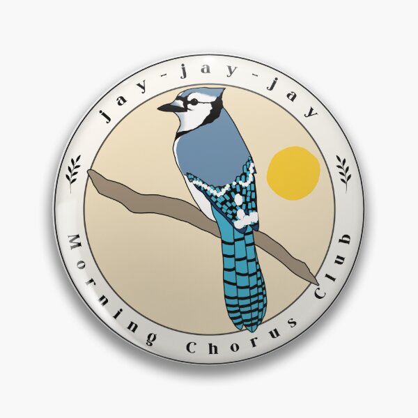 Item preview, Blue Jay Phonetic Bird Call Art designed and sold by FarnwirbelArt.