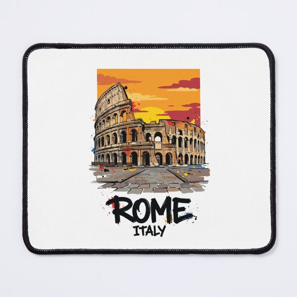 Item preview, Colosseum Rome Ancient Ruins Italy Art designed and sold by Merch by Das Design Studio.