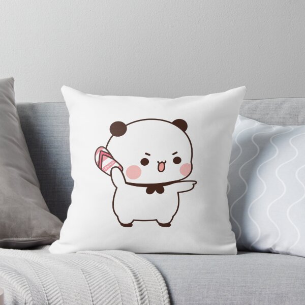 Item preview, Cute Angry Bubu Panda Holding Slipper designed and sold by Tom-Riley.