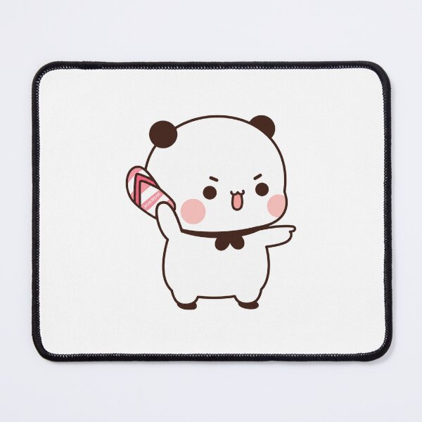 Item preview, Cute Angry Bubu Panda Holding Slipper designed and sold by Tom-Riley.