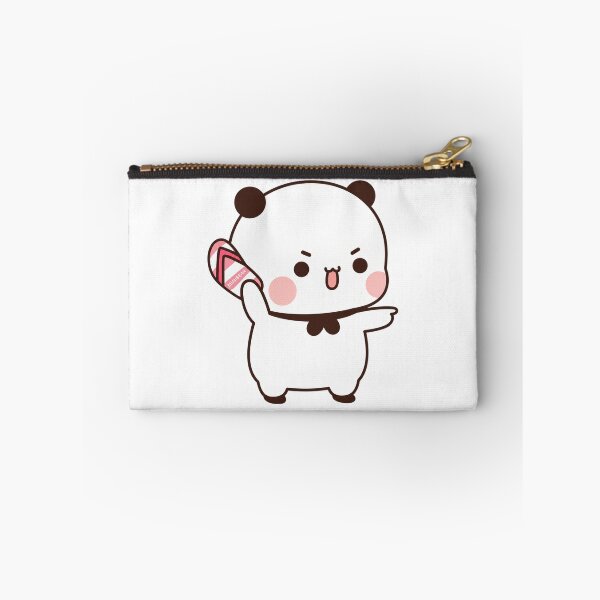 Item preview, Cute Angry Bubu Panda Holding Slipper designed and sold by Tom-Riley.