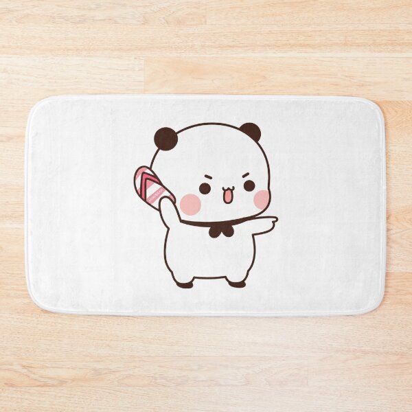 Item preview, Cute Angry Bubu Panda Holding Slipper designed and sold by Tom-Riley.