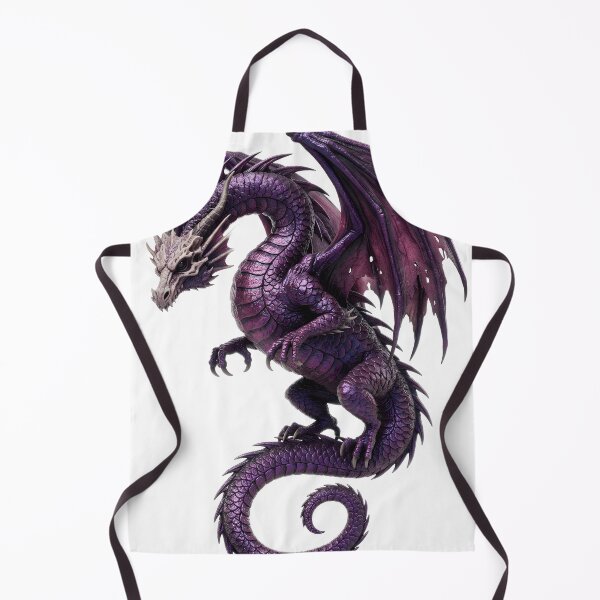 Artikelvorschau, Mystische lila Drachen-Fantasy-Kristallkunst entworfen und verkauft von DragonSerpent Ink.