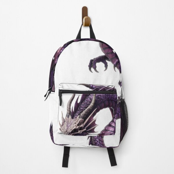 Item preview, Mystical Purple Dragon Fantasy Crystal Art designed and sold by DragonSerpent Ink.