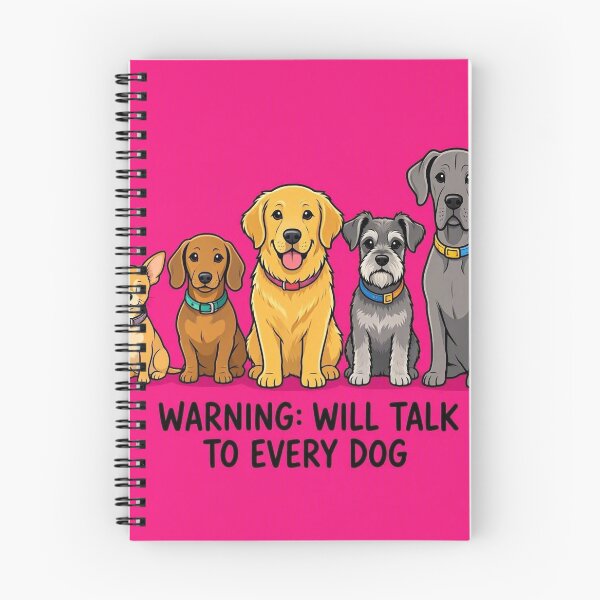 Item preview, Warning: Will Talk To Every Dog designed and sold by DogTiredbyPeter.