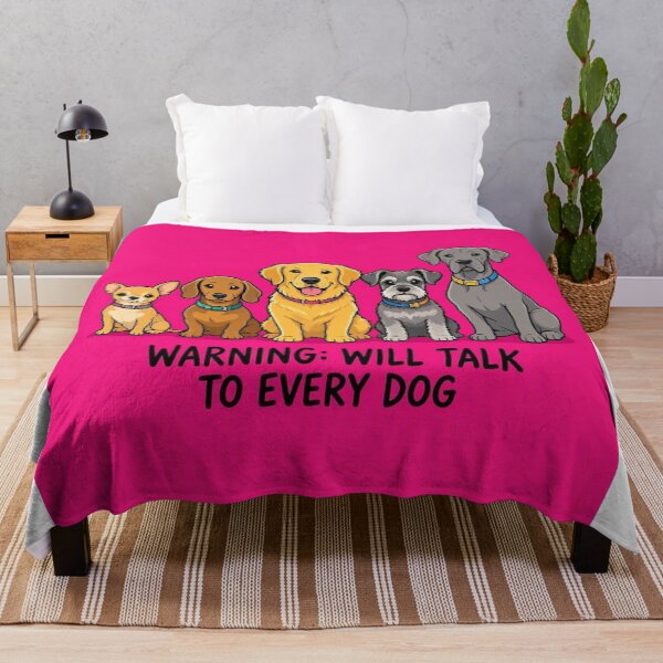 Item preview, Warning: Will Talk To Every Dog designed and sold by DogTiredbyPeter.