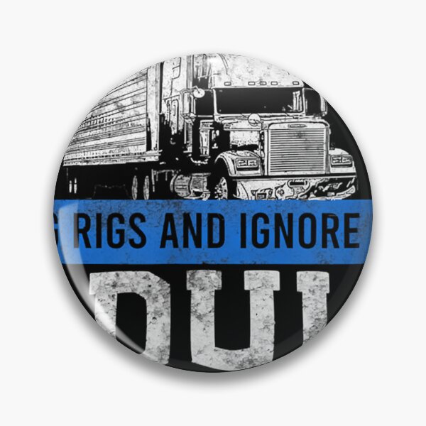 Item preview, Mens Semi Trailer Truck Driver Drive My Big Rigs Trucker Dad designed and sold by VividVortey.