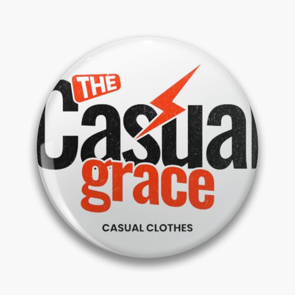 Item preview, The Casual Grace – Bold Lightning Streetwear Typography designed and sold by MindMess Studio.