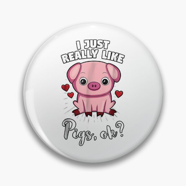 Item preview, I Just Really Like Pigs Ok Funny Cute Gift designed and sold by Sageandzz.