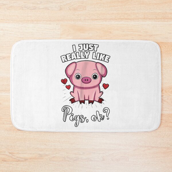 Item preview, I Just Really Like Pigs Ok Funny Cute Gift designed and sold by Sageandzz.