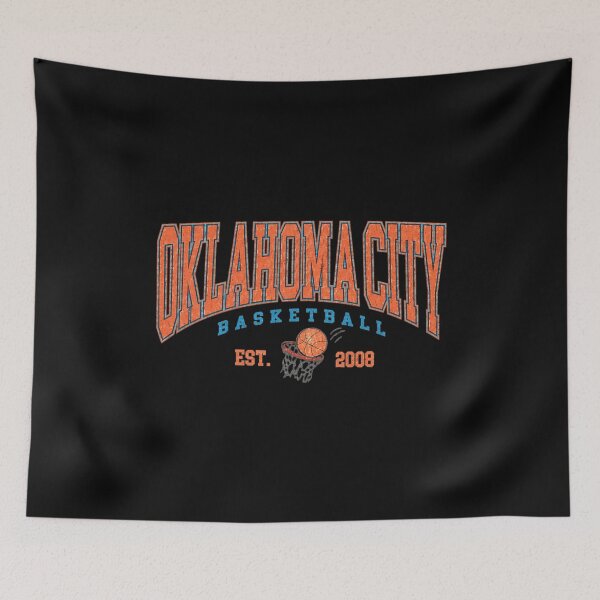 Item preview, Oklahoma City Basketball Retro Vintage Graphic Tee designed and sold by SarahKing18667.