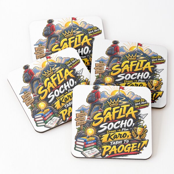 Item preview, Safalta Socho Karo Tabhi To Paoge - Think Big Work Hard Hindi Motivational Design designed and sold by prithvi chand.
